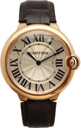 Cartier Pre-owned Cartier Ballon Bleu De Cartier Silvered Opaline Dial Mens Watch W6920083