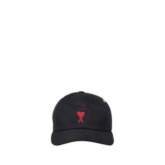 Ami Accessoires, Dames, Zwart, ONE Size, Zwarte Geborduurde Pet voor Moderne Vrouw