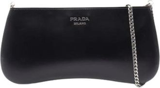 Prada Pre-owned Vintage Schoudertas - Dames - Vintage Schoudertas - Zwart - ONE Size - Leer - Vintage