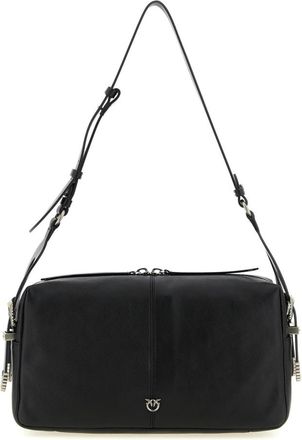 Pinko Keeper Bag - Dames - Schoudertassen - Zwart - ONE Size - Katoen - Tassen