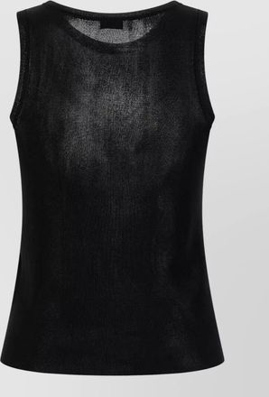 Saint Laurent viscose cropped tank top