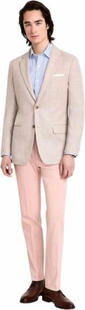 Tommy Hilfiger Mens Modern Fit Sport Coat Blazer In Beige