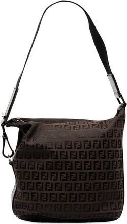 Fendi Pre-owned Fendi Zucchino Canvas Shoulder Bag Ladies 1A4FJ7AUPIIKP6NU