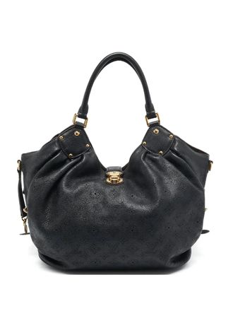 Louis Vuitton leather monogram shoulder bag - Black