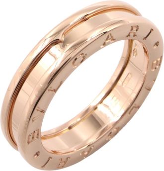 Bulgari Gold Pink Gold (18K) Band Ring (Pre-Owned)