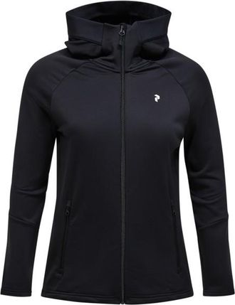 Peak Performance Rider Essentials Zip Hood Fleecejacke f&uuml;r Damen | schwarz