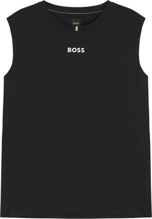 HUGO BOSS Heren Sneldrogend Actief Tanktop (Zwart)