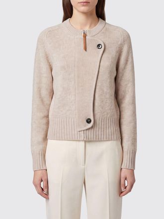 Isabel Marant Merino Wool and Cashmere Crewneck Cardigan with Side Buttons