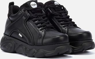 Buffalo Womens Buffalo CLD Corin Womens Black Trainers - Size: UK 7 / eu 41 / us 10