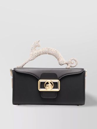 Lanvin embellished buckle clutch bag