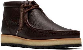 Clarks Wallabee Scout Chukka Boot in Brown Scotch Grain at Nordstrom Rack, Size 10.5