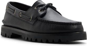 Sperry Top-Sider Authentic Original Lug Boat Shoe in Black at Nordstrom, Size 10.5