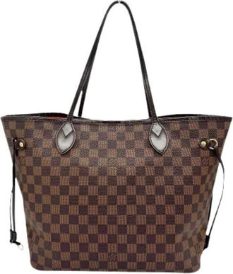 Louis Vuitton Pre-owned Vintage Damier Tote Bag - Dames - Vintage Shopper - Bruin - ONE Size - Vintage