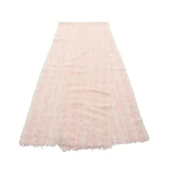 Chanel Pre-owned Scarves, female, Pink, Size: ONE SIZE Pre-owned Stole