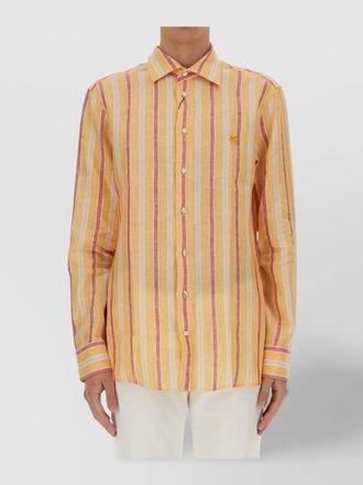 Etro linen regular-fit shirt
