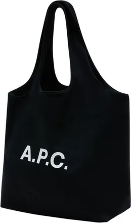 A.P.C. Womens Ninon Tote Black Wool