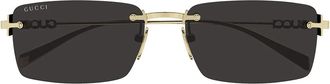 Gucci Sunglasses Gg1941 S 001 Gold/Grey Men