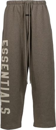 Fear of God Pantaloni sportivi con stampa - Marrone