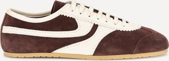 Dries Van Noten Sneakers in pelle con design a pannelli Man 40