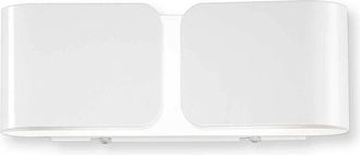 Ideal Lux Clip - 2 Light Indoor Small Wall Light White, G9 - Ideal Lux