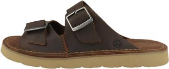 Clarks Mens Solsbury Strap Slide Sandal, Beeswax Leather, 10.5 UK