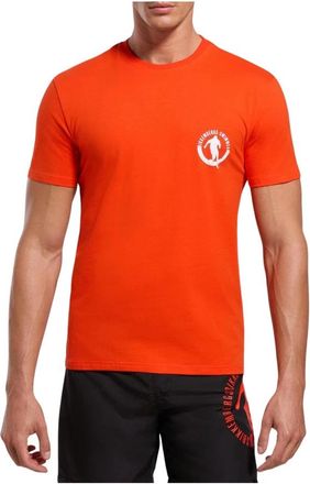 Dirk Bikkembergs T-shirt - Heren - T-shirts - Oranje - S - Katoen - Tops