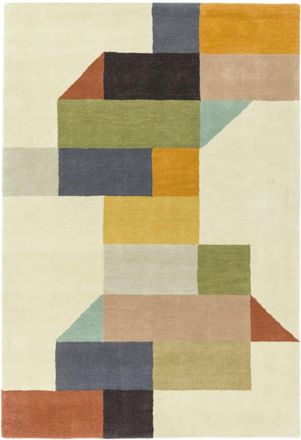 Novatrend Alfombra moderna de lana tuftada a mano Multicolor 200x290 cm