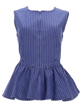 Baum Und Pferdgarten Merja Fitted Pinstripes Peplum Top