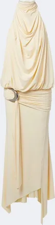 De La Vali Vida draped jersey midi dress