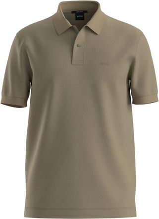 BOSS buttoned polo shirt - Neutrals