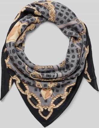 Guess Tuch aus reinem Modal mit Logo-Print in Black, Gr&ouml;&szlig;e 1