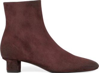 Marsèll suede heeled boots - women - Calf Leather/Calf Leather/Calf Suede - 37.5 - Red