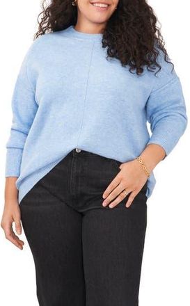 Vince Camuto Crewneck Sweater in Blue Hthr at Nordstrom Rack, Size 1X