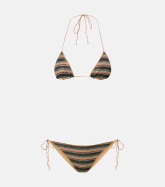 Os&eacute;ree Os&eacute;ree Lumi&egrave;re striped bikini
