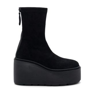 Vic Mati&eacute; Schoenen, Dames, Zwart, 38 EU, Su&egrave;de, F20 Zeppa Stripy