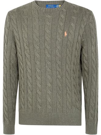 Ralph Lauren Long Sleeves Round Neck Rib Sweater