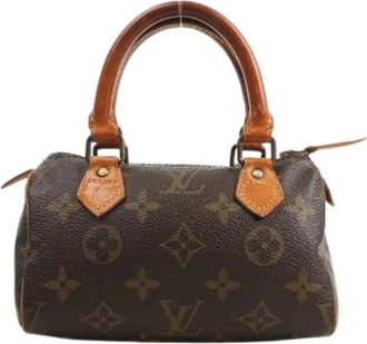 Louis Vuitton Pre-owned Mini Bags, female, Brown, Size: ONE SIZE Pre-owned Speedy Nano
