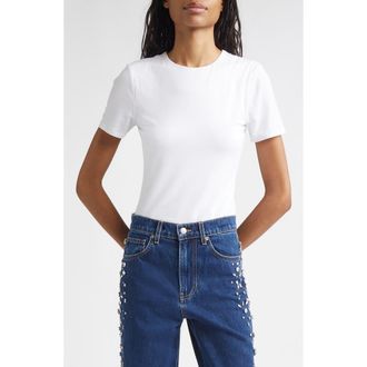 Veronica Beard Benedict T-Shirt in White at Nordstrom, Size X-Small