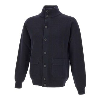 FILIPPO DE LAURENTIIS Cardigans, male, Blue, Size: 3XL Wm14M Jacket