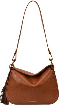 Generic Cymwer Crossbody Bag Large Capacity Tassel Mini Bag Shoulder Bag for Women (Brown)