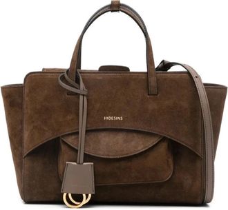 Hidesins Handtas - Dames - Handtassen - Bruin - ONE Size - Katoen - Tassen