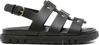 Ferragamo Studded Strappy Sandalen - Dames - Sandalen - Zwart - 36 EU - Leer - Schoenen