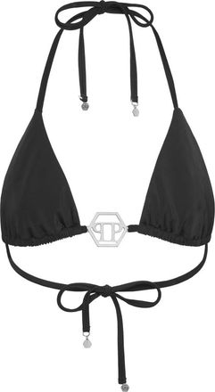 Philipp Plein Bra Hexagon - Dames - Bikinis - Zwart - L - Badmode