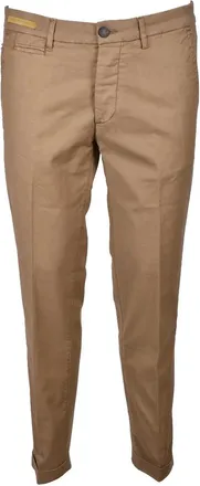 Re-hash Beige Stretch Cotton Pants