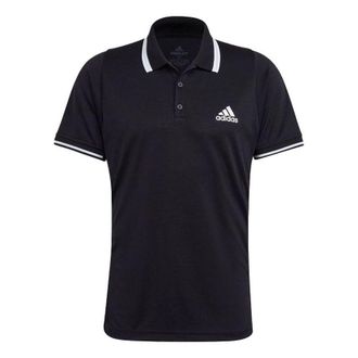 adidas Tennis Sports Short Sleeve Polo Shirt Black GL5340