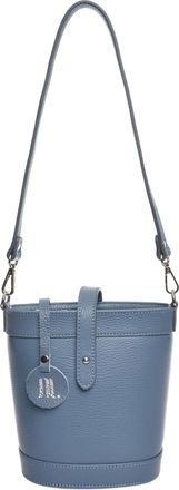 Anna Luchini Turquoise Rundleer Tas