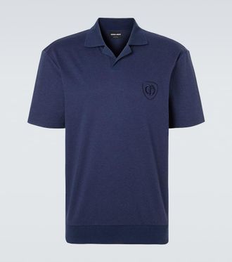Giorgio Armani Cotton jersey polo shirt