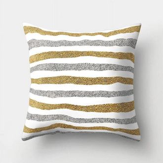 OEM Fundas De Almohada A Rayas De Algod&oacute;n Y Lino, Fundas De Coj&iacute;n, Cojines Decorativos Para Asientos, Almohadas Decorativas Para El Hogar, Fundas De Almoh