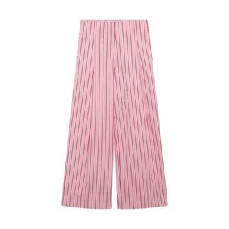 Dries Van Noten Wide Trousers, female, Pink, Size: M Pila Pants