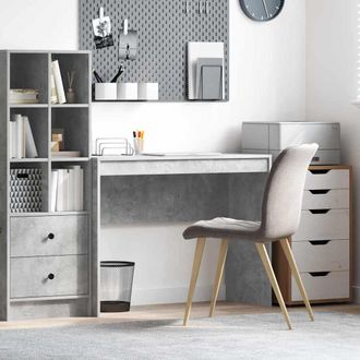 vidaXL Vidaxl - Scrivania Grigio Cemento 100 X 40 X 76 Cm Legno Multistrato